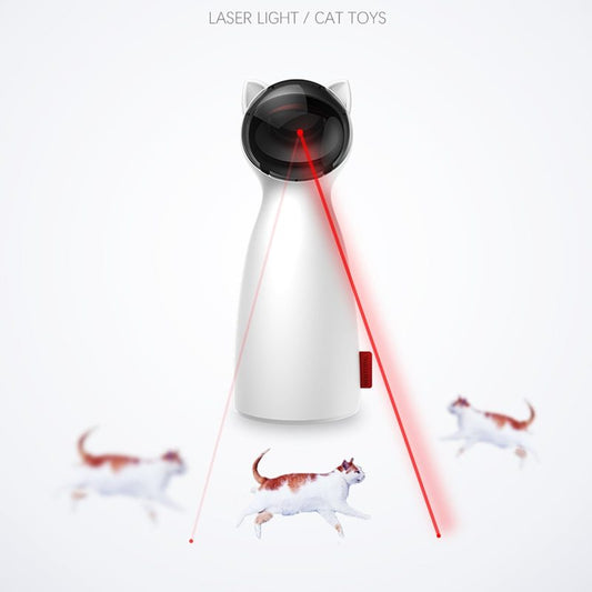 PurrChase Pro™ Smart LED Cat Laser Toy – Automatic & Interactive Exercise Trainer