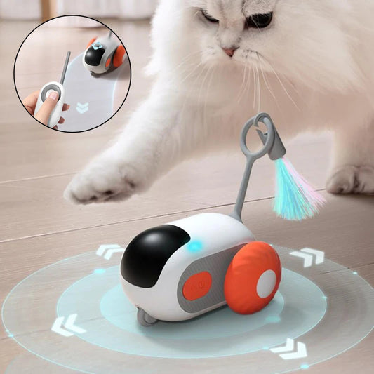 Zoom and Pounce! Remote Control Cat Car Toy for Endless Fun