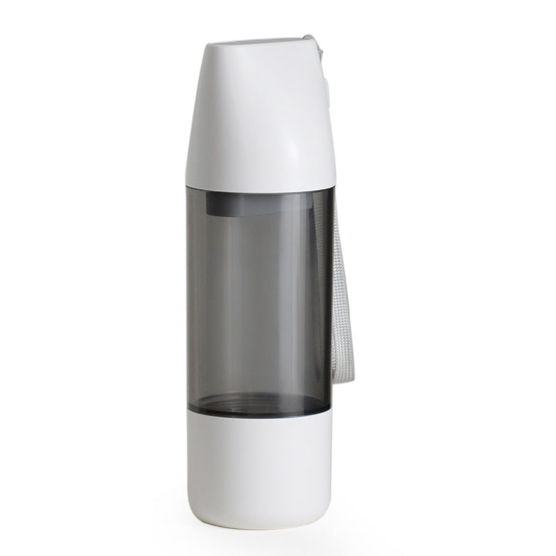 Adventure-Ready Dog Water Bottle and Food Dispenser – Portable 350ml Travel Feeder