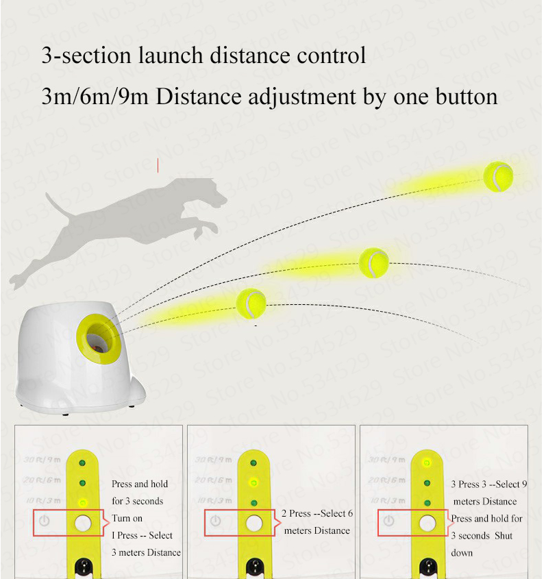 Woof & Launch – Automatic Interactive Ball Thrower for Dogs