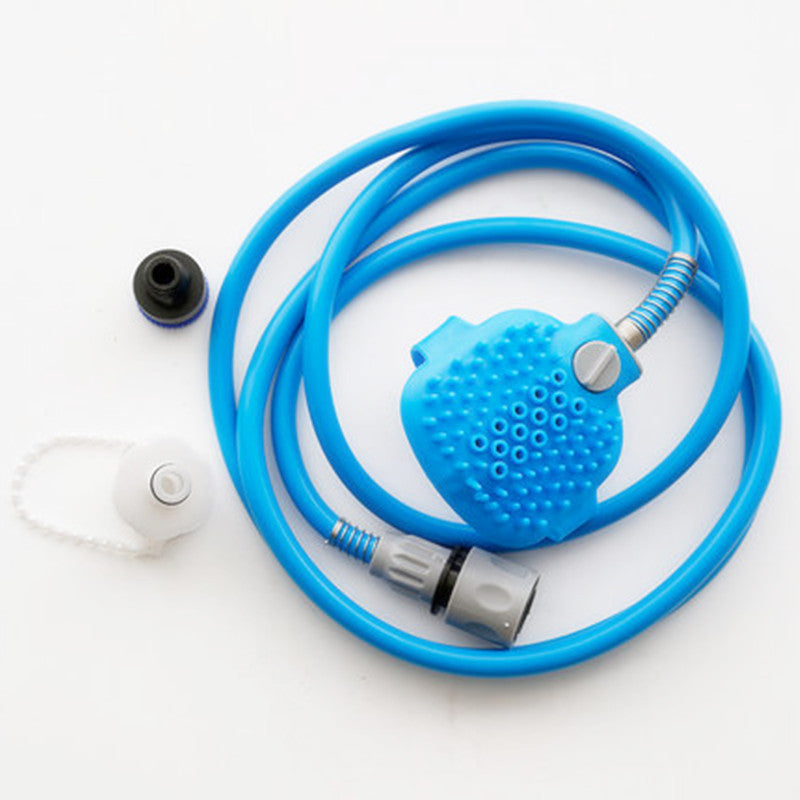 Multi-Functional Dog Bath Brush & Massager with Integrated Sprayer